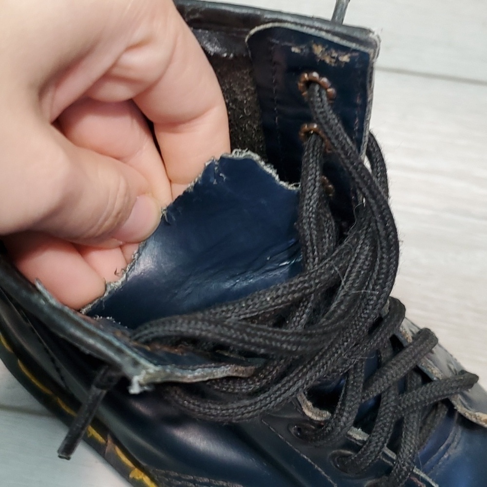 Vintage Doc Dr.Martens Womens The Original England Chunky Boots shoes UK5 US7 - Picture 9 of 14
